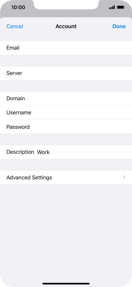 Press Advanced Settings.