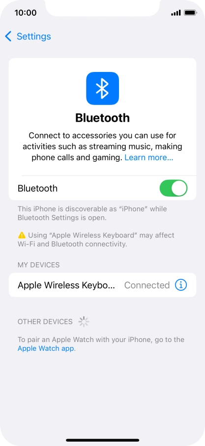 Slide your finger upwards starting from the bottom of the screen to return to the home screen.
