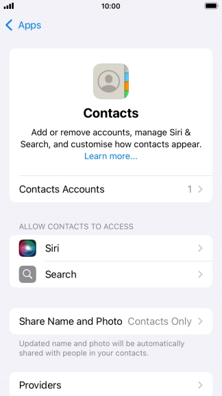 Press the Home key to return to the home screen.