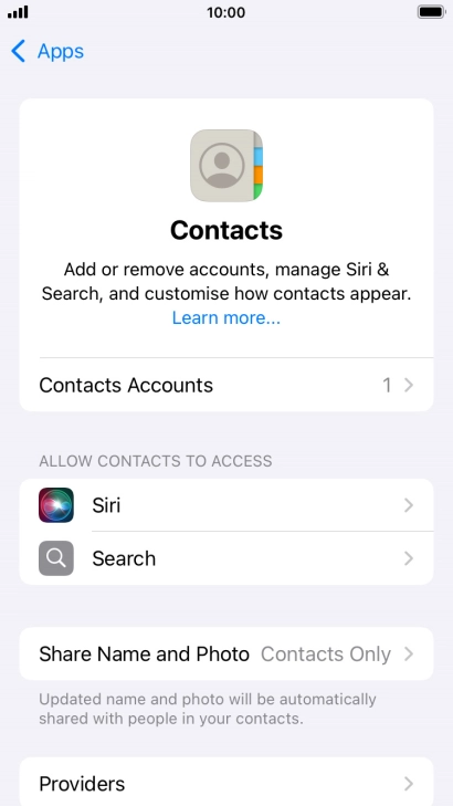 Press the Home key to return to the home screen.