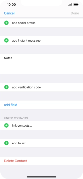 Press link contacts....