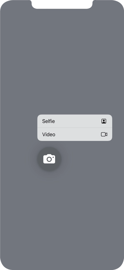Press and hold the required function to see more actions.