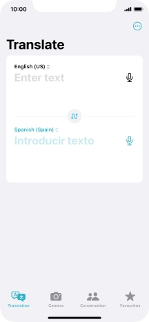 Press the first drop down list.