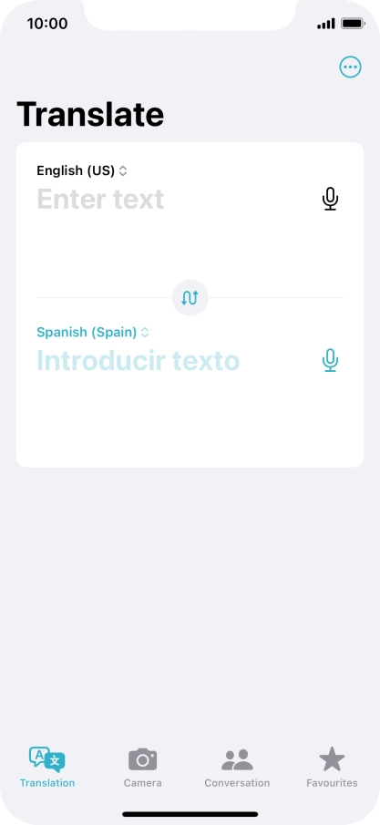 Press the first drop down list.