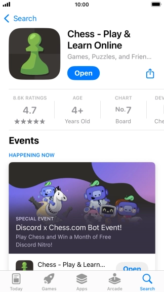 Press the Home key to return to the home screen.