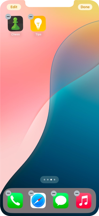 Press Done. Press Done.