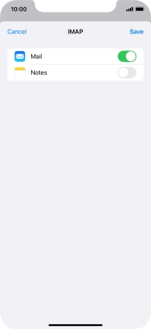 Press Save. Your email account has now been set up. To select more settings for incoming and outgoing server, proceed with the following steps.