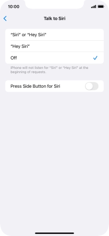 Press the indicator next to Press the indicator next to