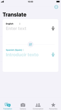 Press the first drop down list. Press the first drop down list.