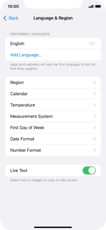 Press Add Language....