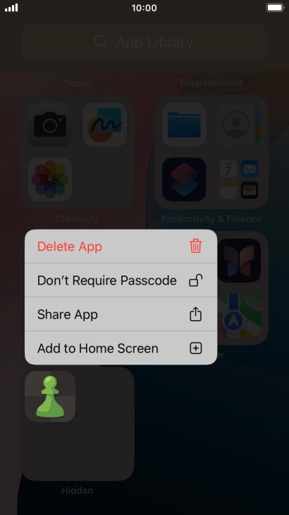 Press Don't Require Passcode.