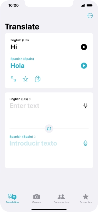 Press the full screen icon.
