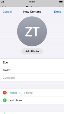 Press Phone and key in the required phone number.