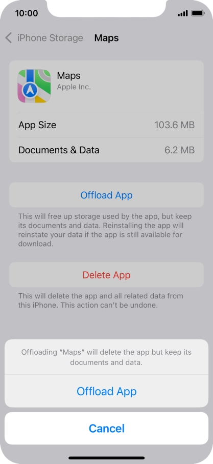 Press Offload App. Press Offload App.