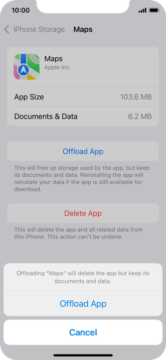 Press Offload App. Press Offload App.