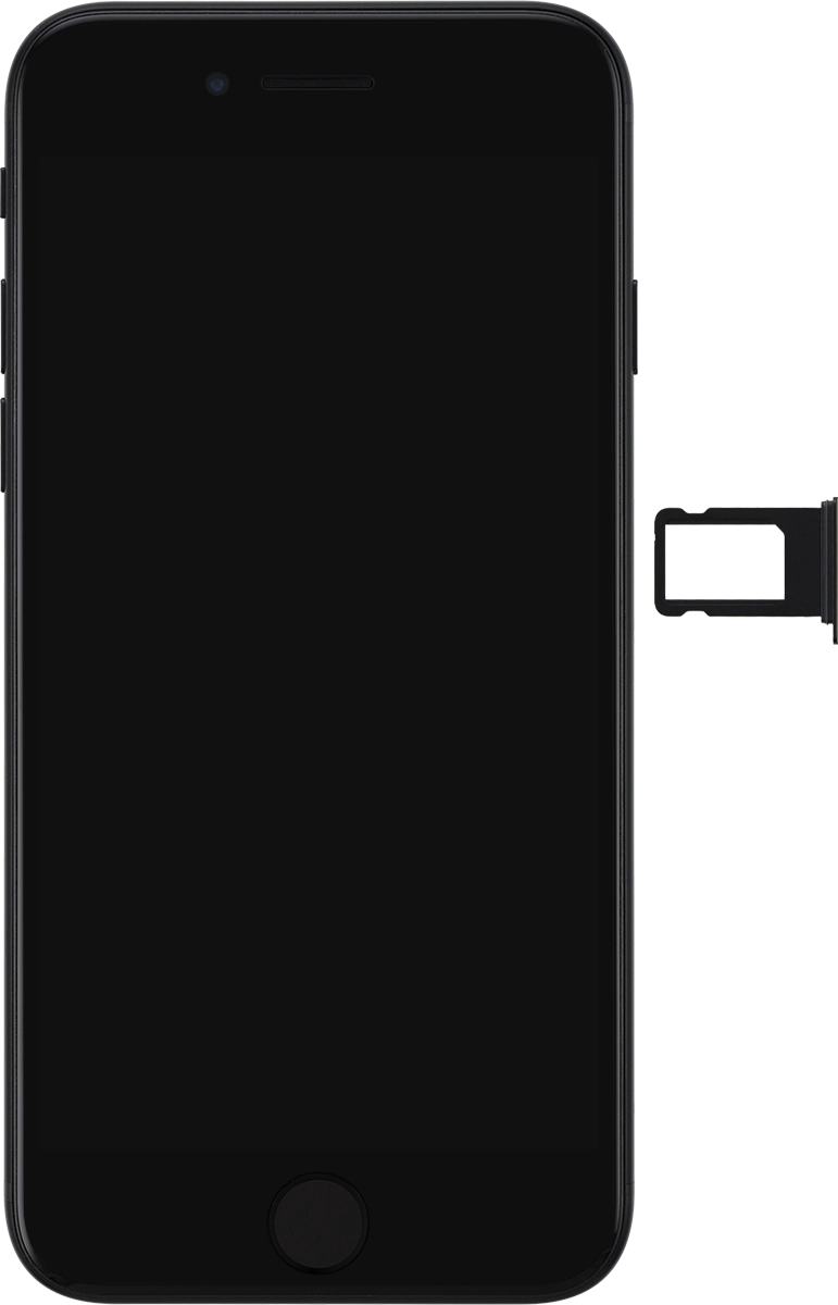 Turn your SIM so the angled corner of the SIM matches the angled corner of the SIM holder.