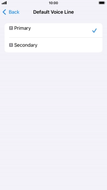 Press the required price plan.