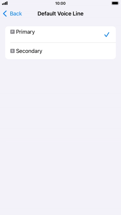 Press the required price plan.