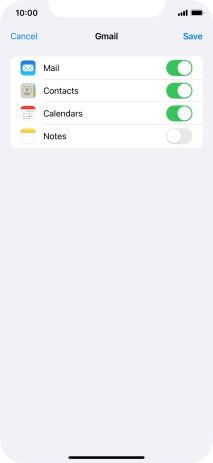 If this screen is displayed, you email account has been recognised and set up automatically. Follow the instructions on the screen to key in more information and finish setting up your email account.