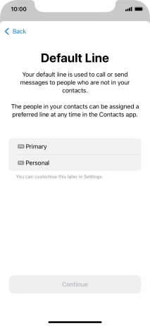 Press the required price plan.
