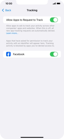 Press the indicator next to Press the indicator next to