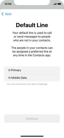 Press the required price plan.
