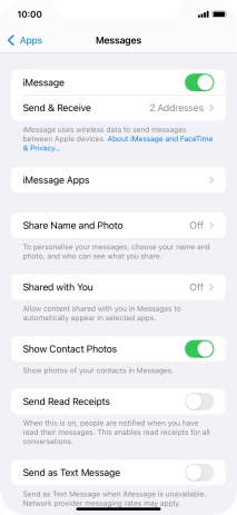 Press the indicator next to Press the indicator next to