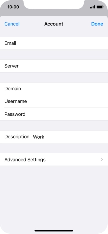 Press Advanced Settings.