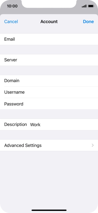 Press Advanced Settings.