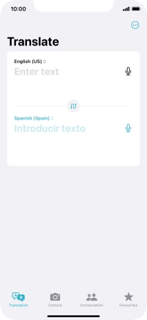 Press the first drop down list.