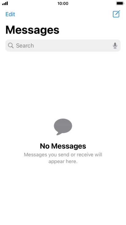 Press the new message icon.