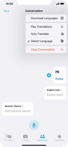 Press Clear Conversation.