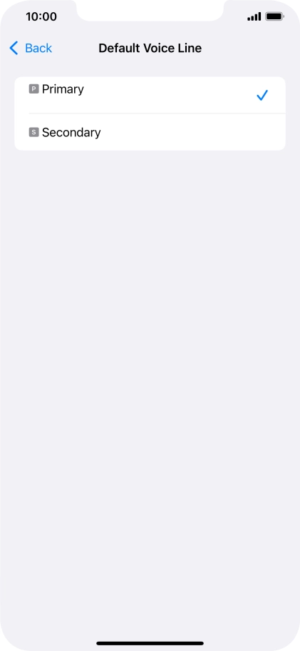 Press the required price plan.