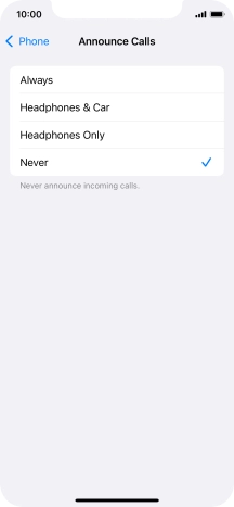 Press Always to turn on the function when silent mode is turned off.