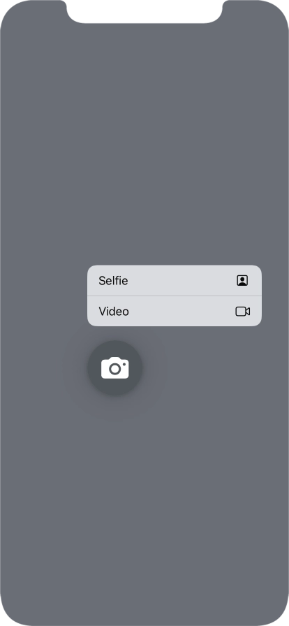 Press and hold the required function to see more actions.