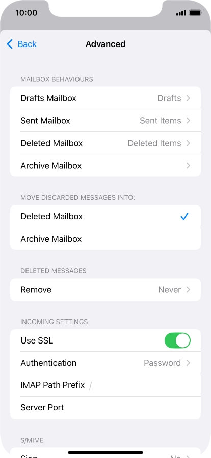 Press Authentication.