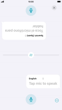 Press the end icon to end two-way view. Press the end icon to end two-way view.