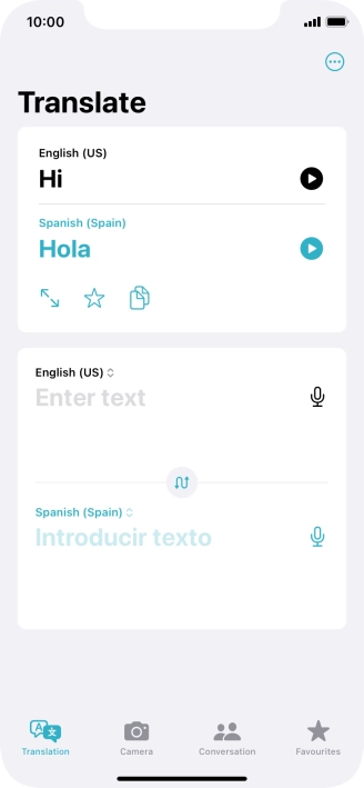 Press the full screen icon.