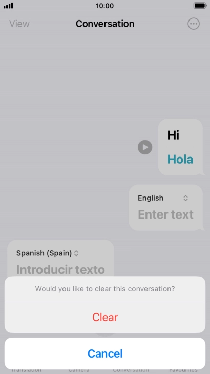 Press Clear. Press Clear.