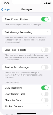 Slide your finger upwards starting from the bottom of the screen to return to the home screen.