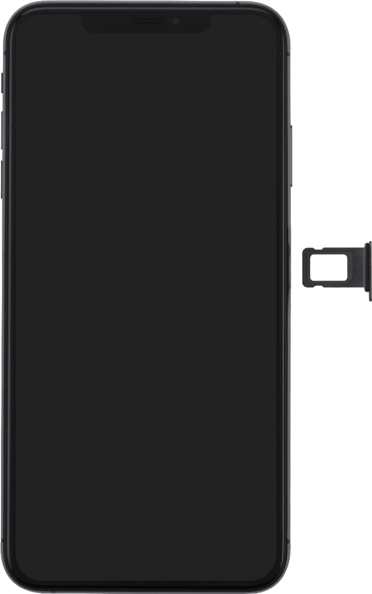 Turn your SIM so the angled corner of the SIM matches the angled corner of the SIM holder.