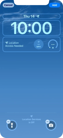 To customise the way the lock screen date is displayed, press the date widget and follow the instructions on the screen to select the required widget display mode. To customise the way the lock screen date is displayed, press the date widget and follow the instructions on the screen to select the required widget display mode.