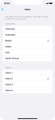 Press the required accent. Press the required accent.