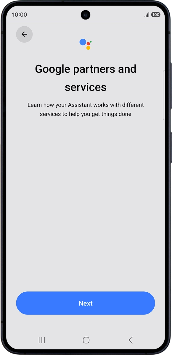 On your phone: Press Next.
