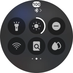 Press the find my phone icon to send a signal to your phone.