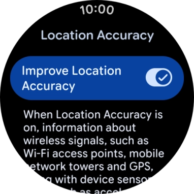 If you press the indicator next to 