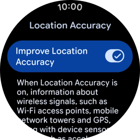 If you press the indicator next to 