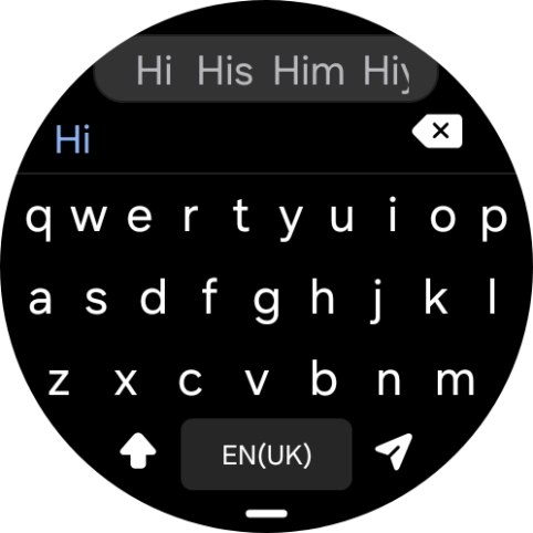 Press the send icon.