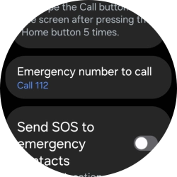 Press Emergency number to call.