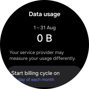 The total data usage is displayed.